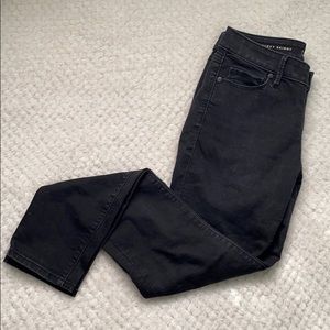 LOFT Curvy Skinny Black Jeans
